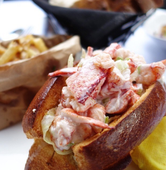 Lobster roll from Atlantic Fish Company