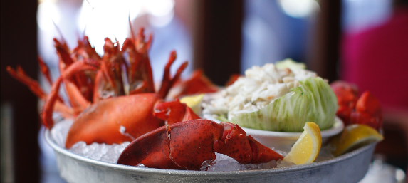 lobster with wedge salad